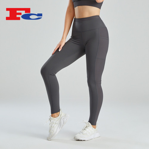 Trendy Yoga Leggings Stitching Contrast Design