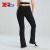 Athleisure Wear Pitted Fabric Flared Pants China Sportswear Manufacturer