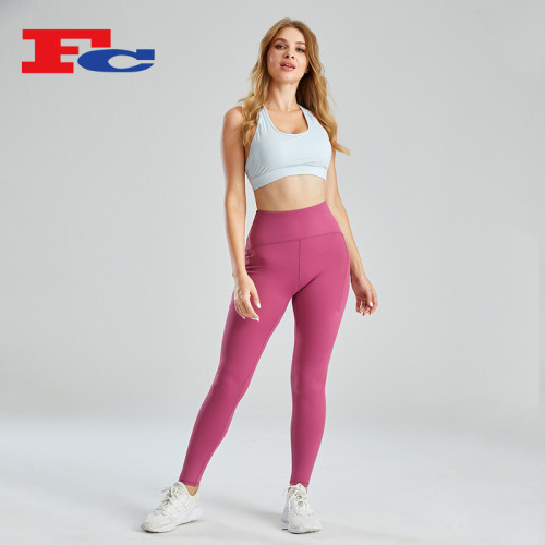 Workout Clothing Wholesale Two-Color Collided Design