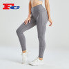 Custom Manufacture Yoga Pants China High Waist Leggings Hip Pocket Design