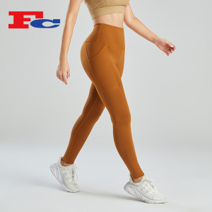 Wholesale Yoga Pants Vendors Double Side Pocket Design