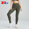 Yoga Pants Camouflage Jacquard Design China Sportswear Manufacturer