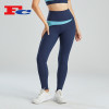 OEM Women AUS Hot Sale Active Leggings Blue Contrast Stitching Design Supplier