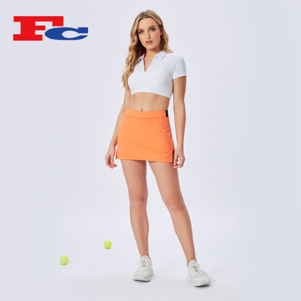 2022 fashion sportswear stitch tennis skirt sets sportswear manufacturer