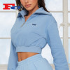 Multi Colors Zippers Women Sweatshirt Sportswear Manufacturer