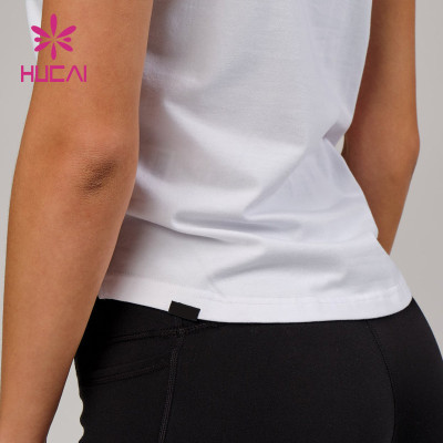 Custom Private Label Unique Design Loose Yoga Tank Top China Clothes Factory