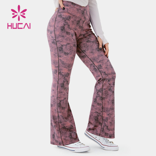 Women Loose Ultra Wide Leg Trousers Jogging China Manufactured