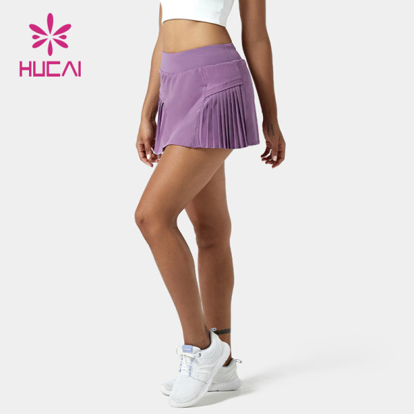 Custom Sportswear Tennis Pleated Skirt Women Gym Wear