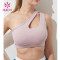 Custom Unilateral Shoulder Straps Sports Bra Women China Manufacturer