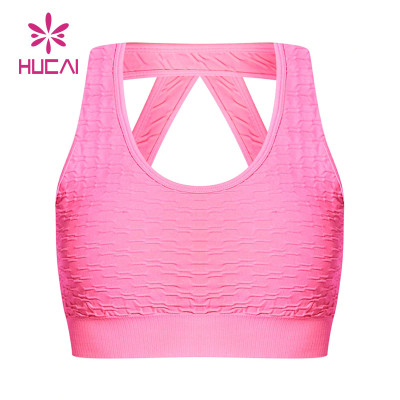 Custom Cross Straps Sports Bra Women China Manufacturer