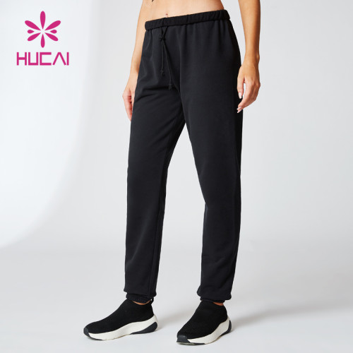 High Waisted Strapped Leg Sweatpants China Leggings Supplier