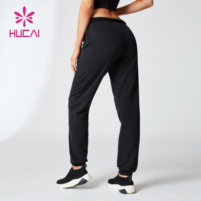 High Waisted Strapped Leg Sweatpants China Leggings Supplier