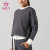 New Design Womens Hoodies Sweatshirts Female Hucai Sportswear Manufacturer