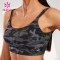 Custom Sports Bra Camouflage Women Private Label Gymwear Manufacturer