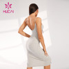 ODM Ultra-high Slits Dress U Backless Modal High Elastic Fabric Skirts Factory