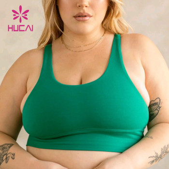 Private Label Plus Size Loose Custom Sports Bra Top China Manufacturer