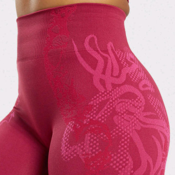 OEM Red Women Seamless Leggings Sports Printed Tights Factory Supplier