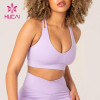 Custom Yoga Bra Soft Fabric Back Overcross Women Sports Bra Workout Clothes Manufacturer