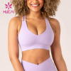 Custom Yoga Bra Soft Fabric Back Overcross Women Sports Bra Workout Clothes Manufacturer