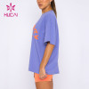 OEM ODM Services Plain Color Custom Logo Oversized Women T-shirt Garment Factory