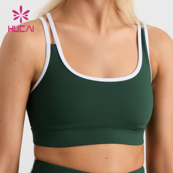 Unique design Straps Custom Logo High Impact Sports Bra Sportswear Supplier
