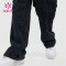 HUCAI Black Style Ajustable Waistband Women Sweatpants Custom Fitness Apparel