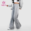 HUCAI Color Contrasting Oversize Style Women Sweatpants Garment Factory