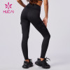 HUCAI Custom Cargo Style Leggings Side Pocket Yoga Pants Private Label Sportswear