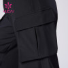 HUCAI Oversize Cargo Style Sweatpants Women Fleece Fabric Sportswear Factory
