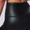 HUCAI Custom Yoga Leggings Leather Texture Effect Coating Tights Factory