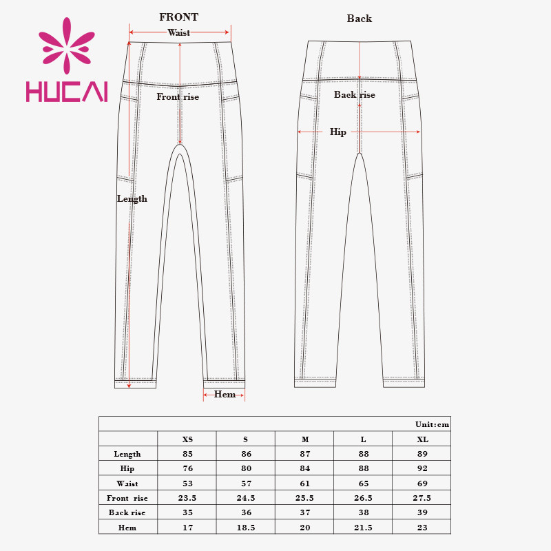 yoga legging size