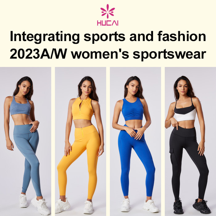 Integrating sports and fashion： women's sportswear 2023AW