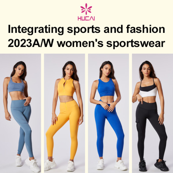 Integrating sports and fashion: women's sportswear 2023AW