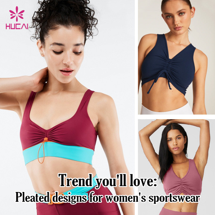 Trends you'll love: drawstring designs for women's sportswear