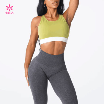 HUCAI Sports Bras Manufacturers Back Hollow Design Fitness Apparel