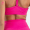 HUCAI ODM Custom Logo Clean Lines Soft Sports Bra Women Manufacturer Sportwear