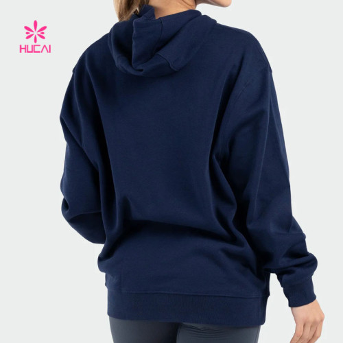 HUCAI OEM Oversized Fleece Hoodie Comfortable Fashionable Hoodie 2024 Supplier