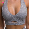 HUCAI Great Quality Leopard Sports Bra Leisure and Sexy Fitness China Manufacturer