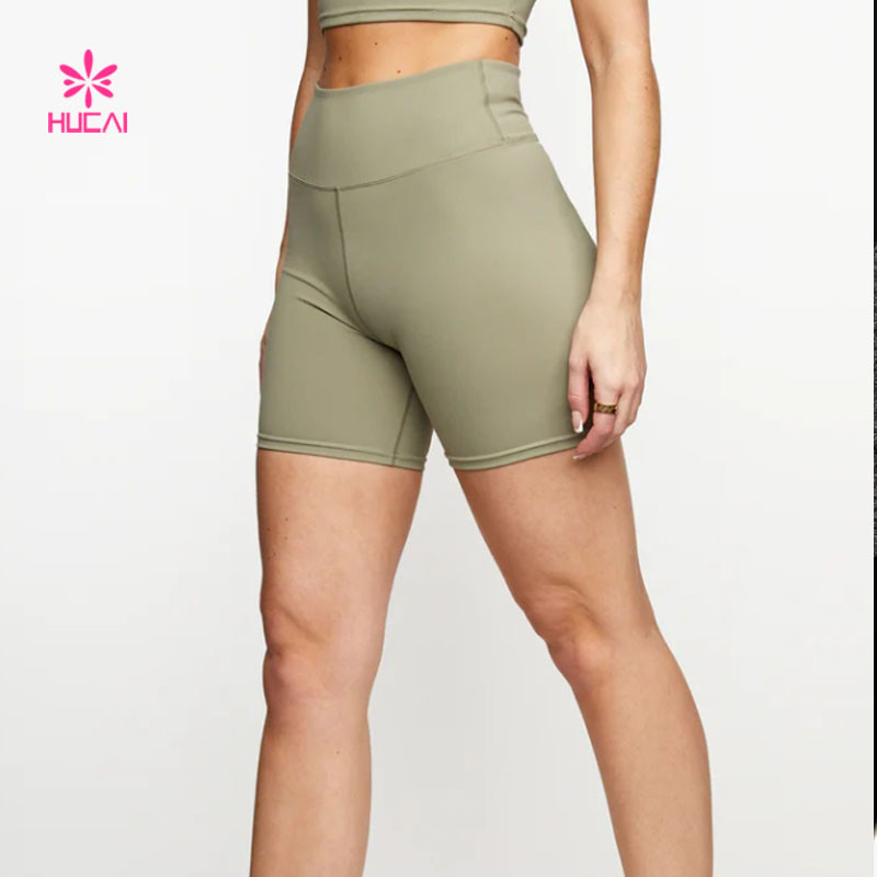 Bulk Of Biker Shorts Peach Scrunch Butt High Waisted Yoga Shorts