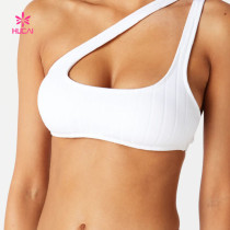 HUCAI Asymmetric Bikini Sport Bras New Design for Women 2024 China Factory