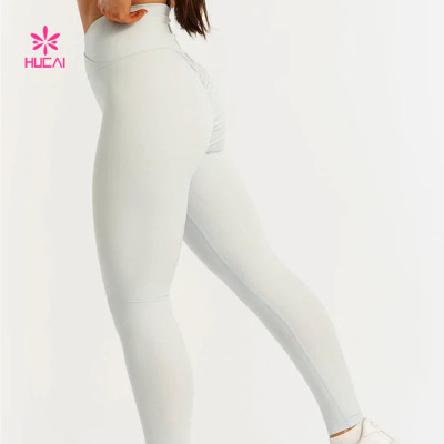 HUCAI Custom High-Rise Scrunch Leggings Sportswear 2024 Manufacturing Company