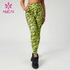 HUCAI Best-Selling Mid-High Waisted Yoga Leggings Butt Lift Camouflage Style Manufacturer