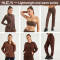 HUCAI Custom Women Gym Pants Air Cotton Lightweight Fitnesswear Supplier