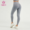 HUCAI ODM Women Sports Tights Leggings Heat Seal Process Slim Soft Gymwear OEM