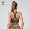 HUCAI OEM Yoga Bras Washed And Distressed Spray Dyeing Process Sportswear Manufacturer