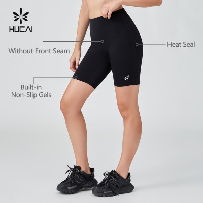 HUCAI OEM Sports Leggings Composite Craft Short Cycling Yoga Pants Sportswear Manufacturer