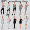 HUCAI OEM Three Dimensional Cut Hem Mid Length Vest Top Sportswear Manufacturer