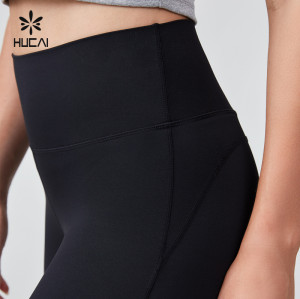 HUCAI OEM Tummy Control Workout Sports High Waist Yoga Pants Sportswear Manufacturer