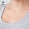 HUCAI OEM Splicing Lace Large U-shaped Neckline Knitted Vest Dress Sportswear Manufacturer