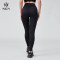 HUCAI Sportswear Manufacturer Custom Sports Pant Polyester Spandex High Waist Gym Leggings